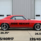 Ridetech 67-69 Camaro Big Block Small Block StreetGRIP Lowering Coil Springs Dual Rate Pair