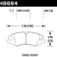 Hawk 10-13 Range Rover/Range Rover Sport Supercharged Performance Ceramic Street Front Brake Pads