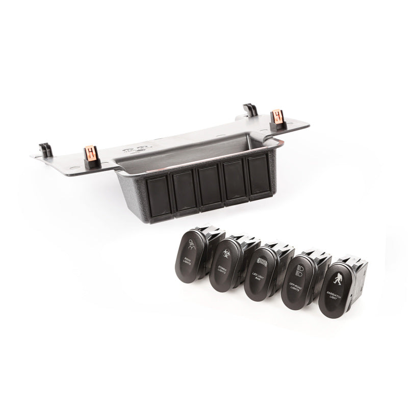 Etched Lower 5 Switch Panel Kit 11-18 JK