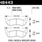 Hawk 03-04 Mercury Marauder DTC-30 Rear Race Pads