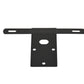 Kentrol 76-86 Jeep CJ License Plate Bracket - Powdercoat Black