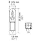 Hella Bulb 73 12V 11W W21X49D T175 (2)
