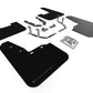Rally Armor 18-22 Ford Fiesta ST MK8 Black UR Mud Flap w/ Dark Grey Logo