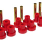 Prothane GM Front Spring & Shackle Bushings - Red