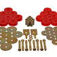 Energy Suspension Body Mount Set Exc. Cconvertible - Red