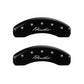 MGP 4 Caliper Covers Engraved Front & Rear Prowler Black finish silver ch