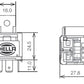 Hella Relay 12V 25A SPST 25A Fuse Bkt