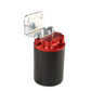 Aeromotive Canister Fuel Filter - 3/8 NPT/100-Micron (Red Housing w/Black Sleeve)