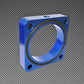 Torque Solution Throttle Body Spacer 2013+ Subaru BRZ/Scion FR-S - Blue