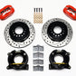 Wilwood Forged Dynalite P/S Park Brake Kit Drilled Red Chevy C-10 2.42 Offset 5-lug