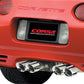 Corsa 97-04 Chevrolet Corvette C5 Z06 5.7L V8 Polished Xtreme Cat-Back + XO Exhaust
