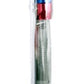 Spectre Stainless Steel Flex Fuel Line 3/8in. ID - 3ft. w/Clamps Red/Blue