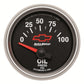 Autometer Oil Pressure 2-1/16, 0-100 PSI - Red Bowtie