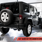 AWE Tuning 07-18 Jeep Wrangler JK/JKU 3.6L Tread Edition Axle-Back Dual Exhaust - Chrome Silver Tips