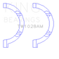 King Chrysler Pentastar 3.6L ERB V6 Thrust Washer Set