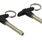 Moroso Quick Release Pin - 3/8in Diameter x 2in Long - 2 Pack