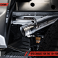 AWE Tuning 2019+ Ford Ranger 0FG Performance Exhaust System w/Diamond Black Tips & Rock Guard