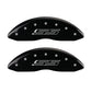 MGP 4 Caliper Covers Engraved Front & Rear Gen 5/SS Black finish silver ch
