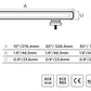 Go Rhino Xplor Flash Series Sgl Multi Function LED Light Bar (Track Mount) 10in. - Blk
