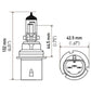 Hella Bulb 9004 12V 65/45W P29T T4625 +50 (2)
