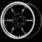 Advan RG-D2 17x8.0 +47 5-100 Machining & Black Gunmetallic Wheel