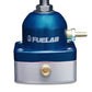 Fuelab 525 EFI Adjustable FPR In-Line 90-125 PSI (1) -6AN In (1) -6AN Return - Blue