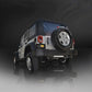 Corsa/dB Jeep 07-11 Wrangler 3.8L/12-14 Wrangler 3.6L Polished Sport Axle-Back Exhaust