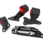Innovative 86-89 Accord B-Series Black Steel Mounts 75A Bushings