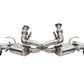 Corsa 2020 Corvette C8 3in Valved Cat-Back 4.5in Pol Quad Tips Fits Factory Perf Exhaust Deletes AFM