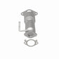 MagnaFlow Conv DF 13-15 Hyundai Veloster 1.6L Underbody