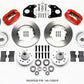 Wilwood Forged Dynalite Front Kit 11.00in Red 62-72 CDP B & E Body-Drum