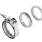 Borla Universal 2.25in Stainless Steel 3pc V-Band Clamp w/ Male and Female Flanges