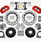 Wilwood Narrow Superlite 6R Front Hub Kit 14.00in Drill Red TCI-IFS 71-78 (Pinto Based)