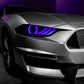 Oracle 18-21 Ford Mustang Dynamic DRL Upgrade w/ Halo Kit & Sequential Turn Signal - ColorSHIFT