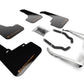 Rally Armor 18-22 Subaru Crosstrek Lift/AT Black UR Mud Flap w/ Orange Logo