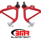 BMR 79-93 Fox Mustang Lower A-Arms (Coilover Only) w/ Adj. Rod End and STD. Ball Joint - Red