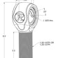 Ridetech R-Joint XL Rod End with 1in-14 Right Hand Thread