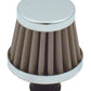 Spectre Breather Filter 10mm Flange / 2in. OD / 1-3/4in. Height - Stainless Steel