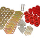 Energy Suspension Body Mount Set W/Hardware - Red