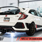 AWE Tuning 2017+ Honda Civic Type R Touring Edition Exhaust w/Front & Mid Pipe - Diamond Blk Tips