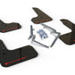 Rally Armor 17-19 Honda Civic Sport & Touring (Hatch) Black UR Mud Flap w/ Red Logo