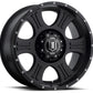 ICON Shield 20x9 8x180 12mm Offset 5.5in BS 125.2mm Bore Satin Black Wheel