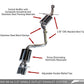AWE Tuning Audi B8 A4 Touring Edition Exhaust - Single Side Polished Silver Tips