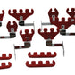Moroso Chevrolet Big Block Ignition Wire Loom Kit - 7-9mm - Red
