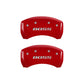 MGP Rear set 2 Caliper Covers Engraved Rear Boss Yellow finish black ch