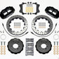 Wilwood Narrow Superlite 6R Front Hat Kit 12.88in Drilled 06-12 Volkswagen GTI w/ Lines