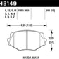 Hawk 94-97 Mazda Miata / 99-03 Miata DTC-30 Race Front Brake Pads