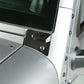 Rugged Ridge 07-18 Jeep Wrangler JK Textured Black Windshield Aux. Light Mounting Brackets