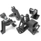 Innovative 00-05 Toyota MR2 Spyder K-Series Black Steel Mounts 85A Bushings