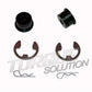 Torque Solution Shifter Cable Bushings: Mitsubishi Evolution VII-IX 2001-06 (6Spd)
